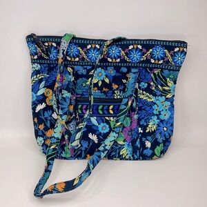 Vera Bradley Miller Midnight Blue Tote Bag